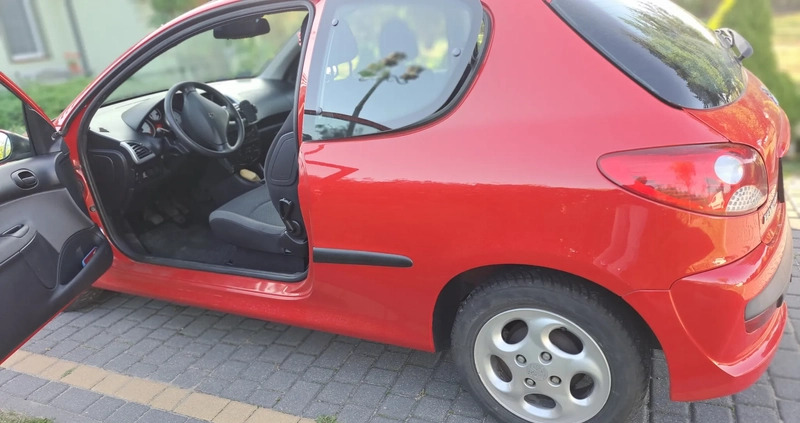 Peugeot 206 cena 8500 przebieg: 106000, rok produkcji 2009 z Warta małe 92